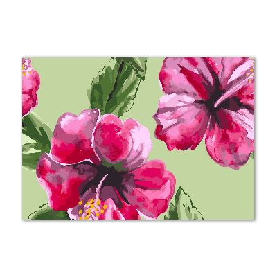 Acrylglas-Druck Hawaiianische Blumen