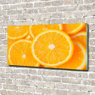 Acrylbild Fotodruck Orangenscheiben