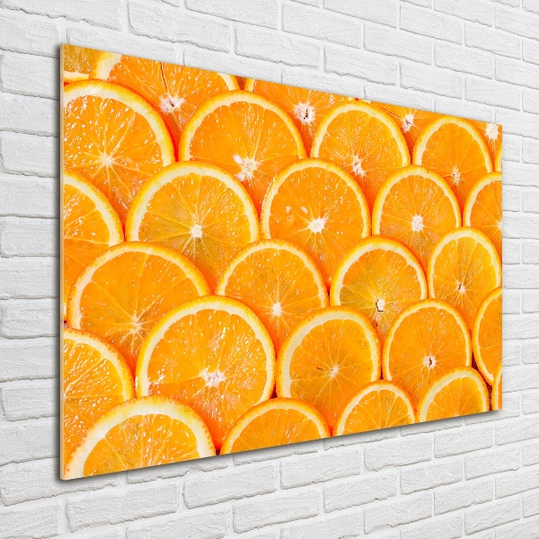 Acrylglas-Druck Orangenscheiben