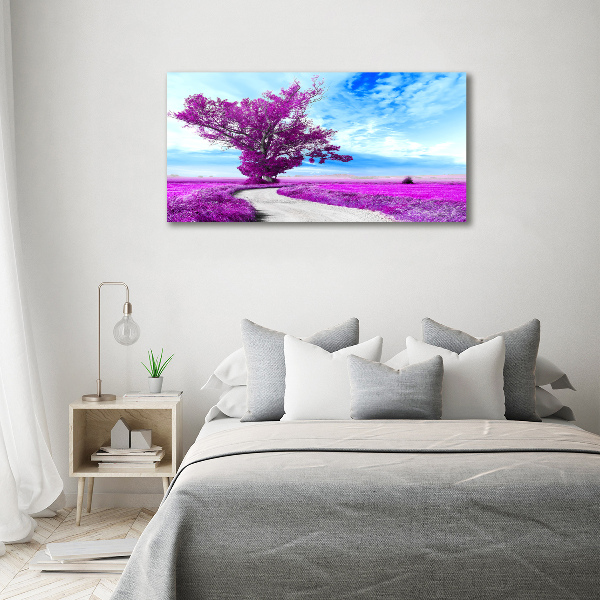 Foto auf Acryl Baum und Pfad