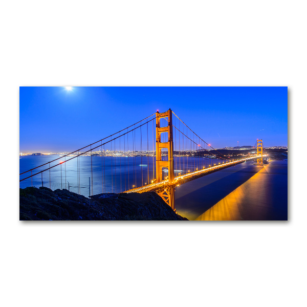 Acrylbild Fotodruck San Francisco Brücke