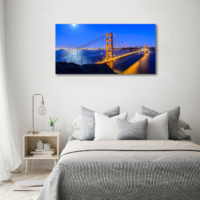 Acrylbild Fotodruck San Francisco Brücke