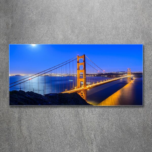 Acrylbild Fotodruck San Francisco Brücke
