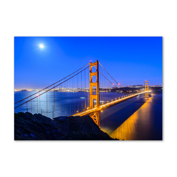 Acrylbild Fotodruck San Francisco Brücke