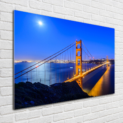 Acrylbild Fotodruck San Francisco Brücke