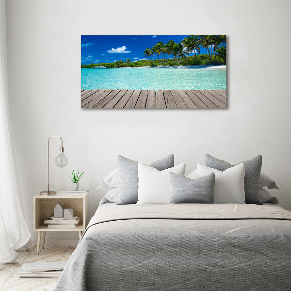 Foto auf Acryl Tropischer Strand