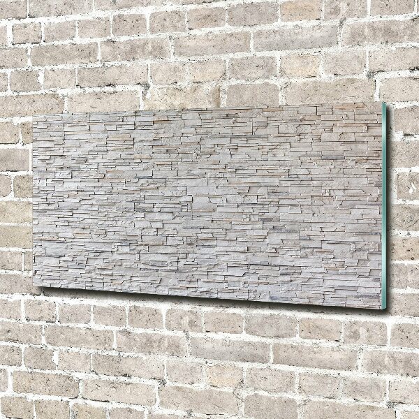 Acrylbild Fotodruck Steinmauer