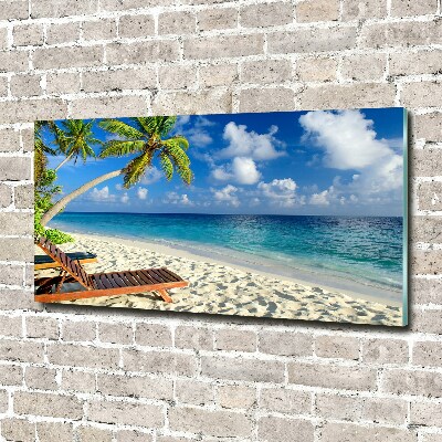 Acrylglas-Druck Tropischer Strand
