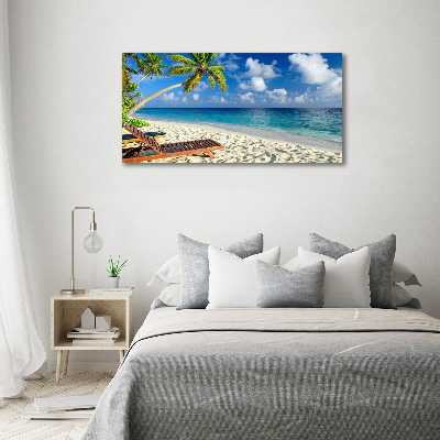 Acrylglas-Druck Tropischer Strand