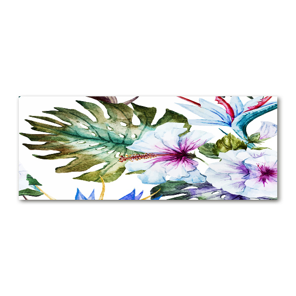 Acrylglas-Druck Hawaiianische Blumen