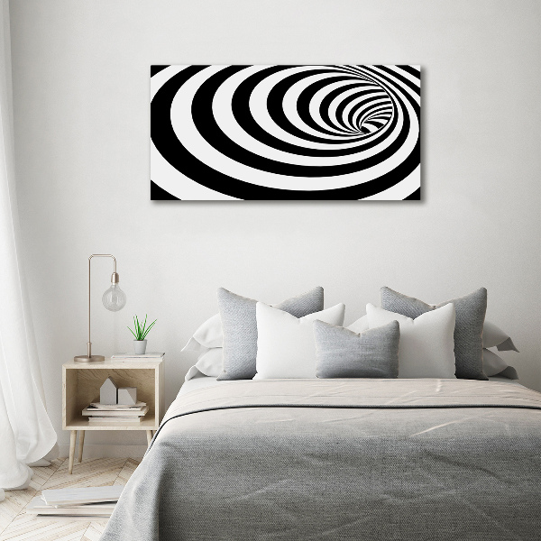 Foto auf Acryl Gestreifte Spirale