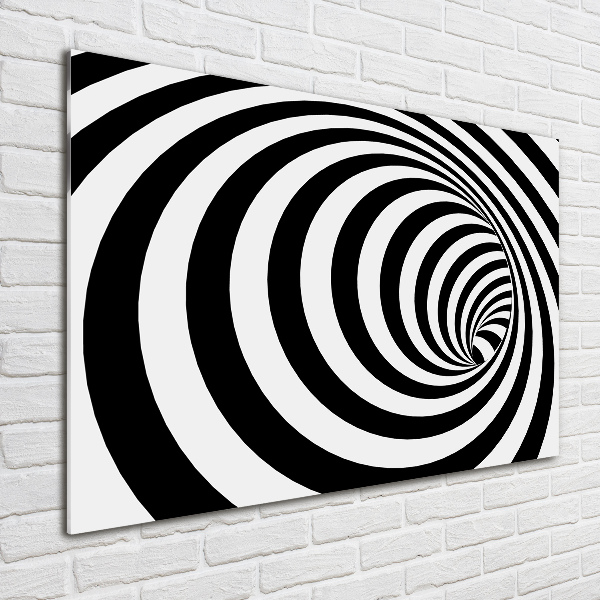 Foto auf Acryl Gestreifte Spirale