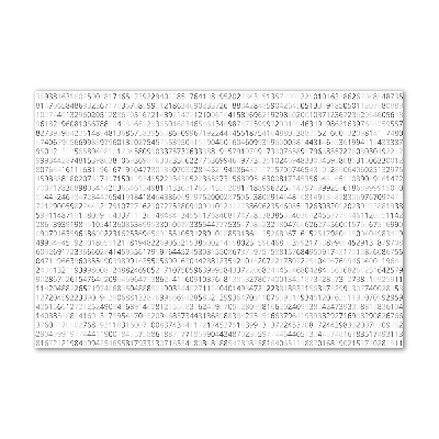 Bild auf Acrylglas Binärcode