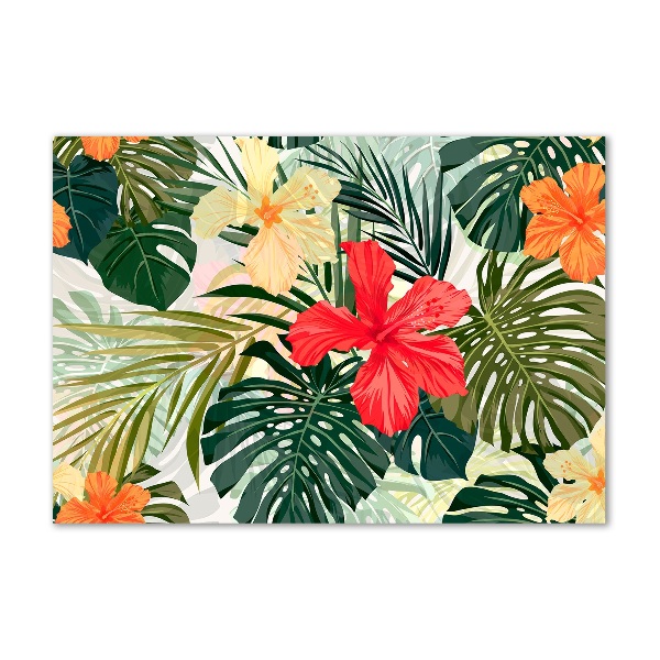 Bild auf Acrylglas Hawaiianische Blumen