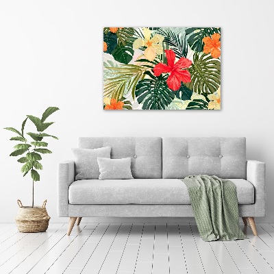 Bild auf Acrylglas Hawaiianische Blumen