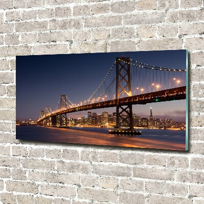 Foto auf Acryl San Francisco Brücke