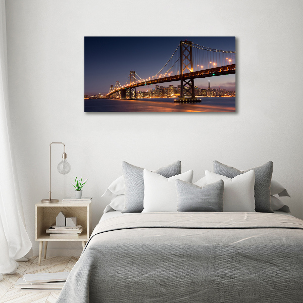Foto auf Acryl San Francisco Brücke