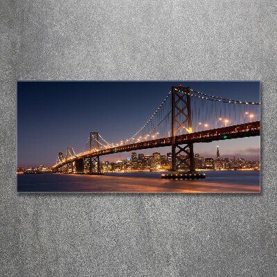 Foto auf Acryl San Francisco Brücke