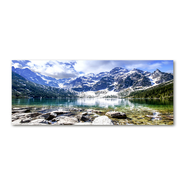 Acrylbild Fotodruck Das Meeresauge der Tatra-Berge