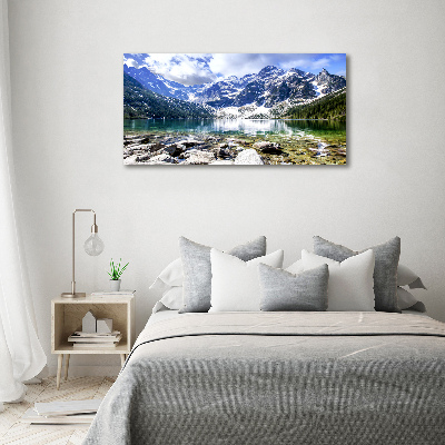 Acrylbild Fotodruck Das Meeresauge der Tatra-Berge