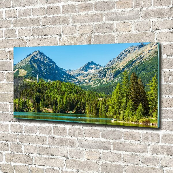 Bild auf Acrylglas See in den Bergen