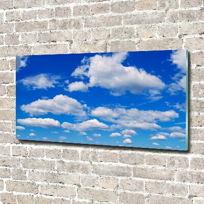 Acrylglas-Druck Wolken am Himmel