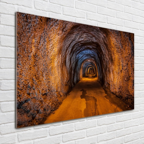 Foto auf Acryl Unterirdischer Tunnel