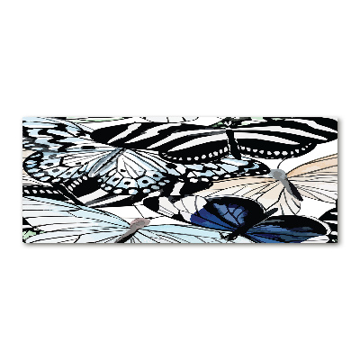 Acrylglas-Druck Schmetterlinge und Blumen