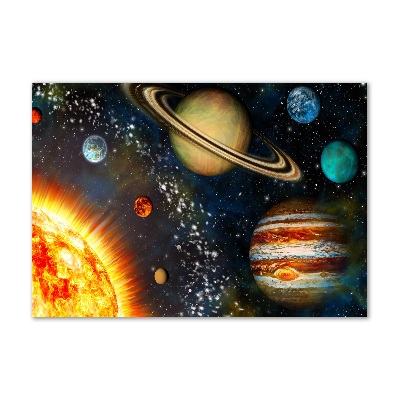 Acrylbild Fotodruck Sonnensystem