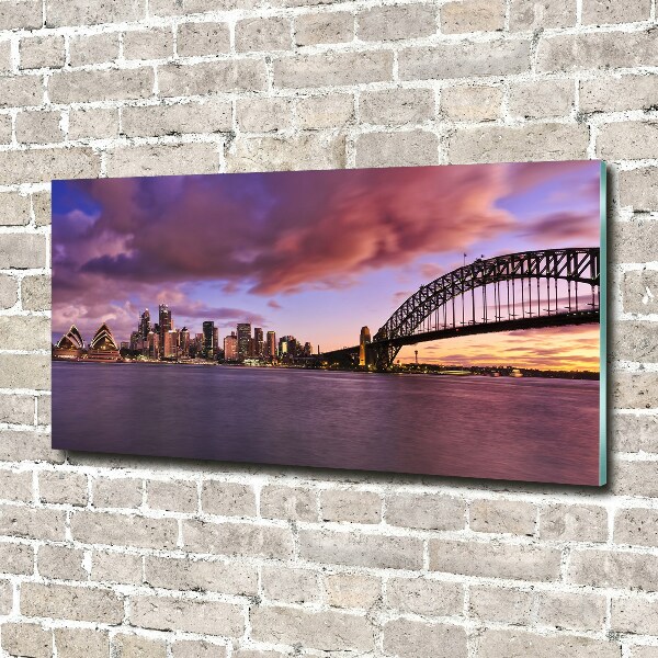 Acrylglas-Druck Sydney-Brücke