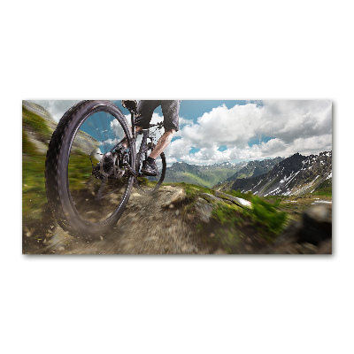 Bild auf Acrylglas Mountainbiken