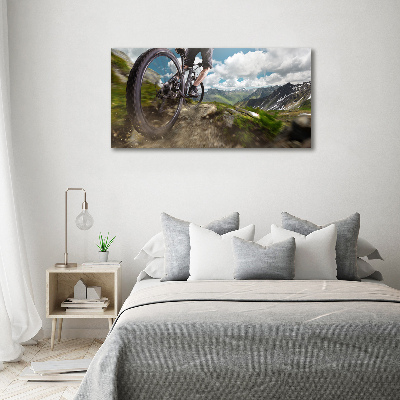 Bild auf Acrylglas Mountainbiken