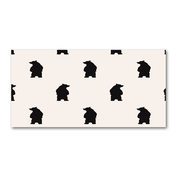 Bild auf Acrylglas Bären