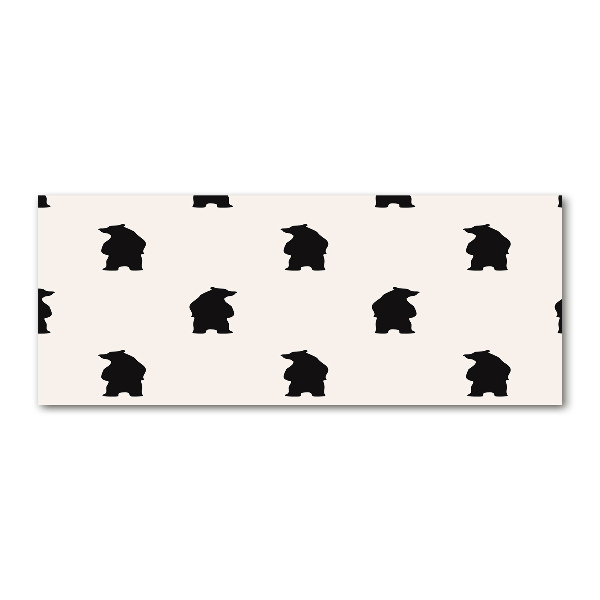 Bild auf Acrylglas Bären