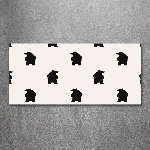 Bild auf Acrylglas Bären