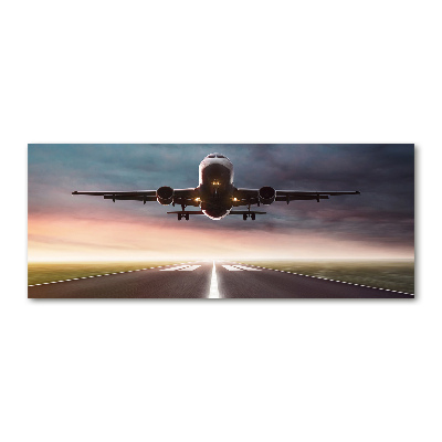 Acrylbild Fotodruck Ein Flugzeug startet