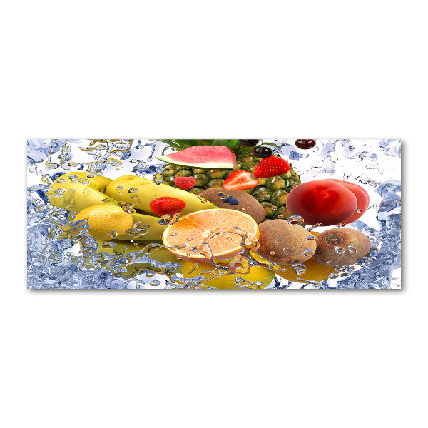 Acrylglas-Druck Obst und Wasser