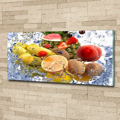 Acrylglas-Druck Obst und Wasser