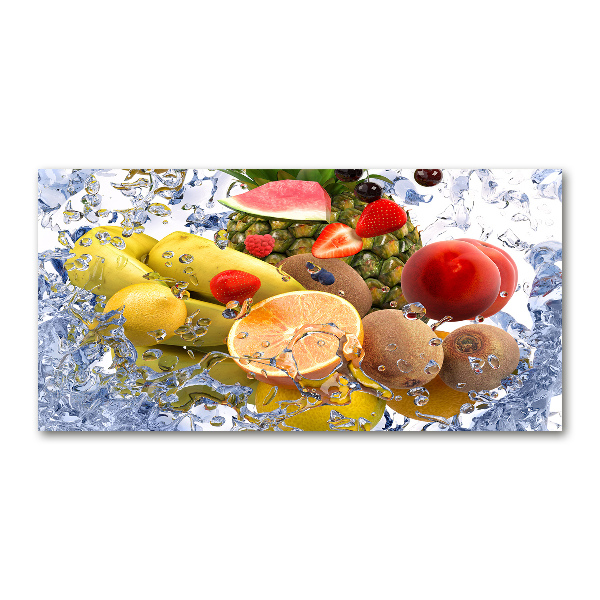 Acrylglas-Druck Obst und Wasser