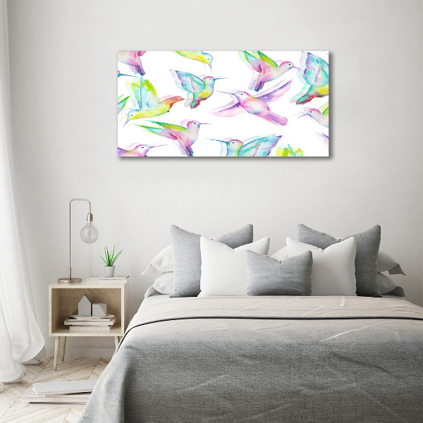 Acrylbild Fotodruck Kolibris