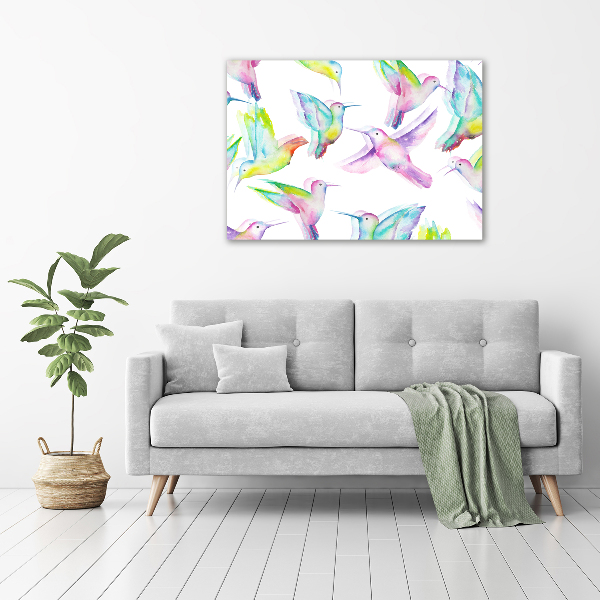 Acrylbild Fotodruck Kolibris