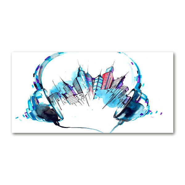 Bild auf Acrylglas Geräusche der Stadt