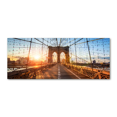Bild auf Acrylglas Brooklyn Bridge