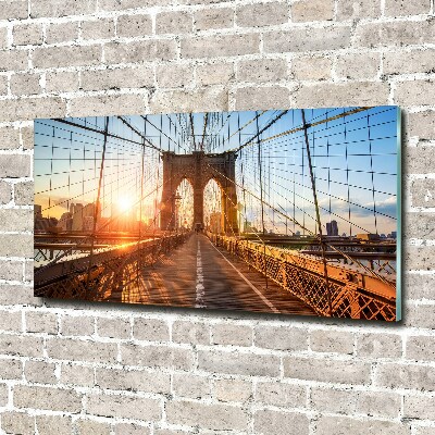 Bild auf Acrylglas Brooklyn Bridge