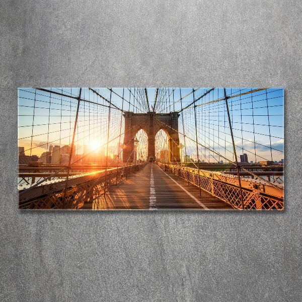 Bild auf Acrylglas Brooklyn Bridge