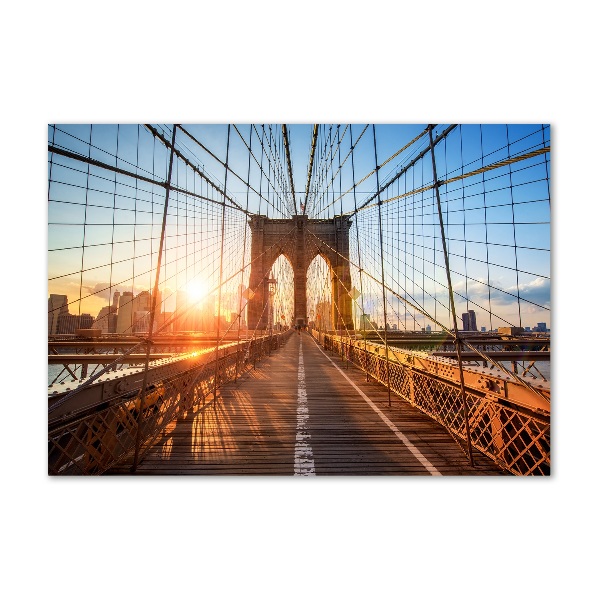 Bild auf Acrylglas Brooklyn Bridge