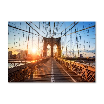 Bild auf Acrylglas Brooklyn Bridge