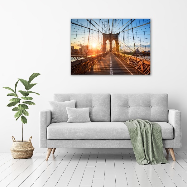 Bild auf Acrylglas Brooklyn Bridge