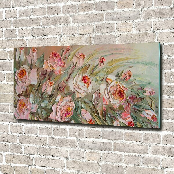 Acrylbild Fotodruck Rosen