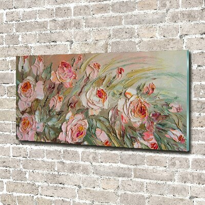 Acrylbild Fotodruck Rosen